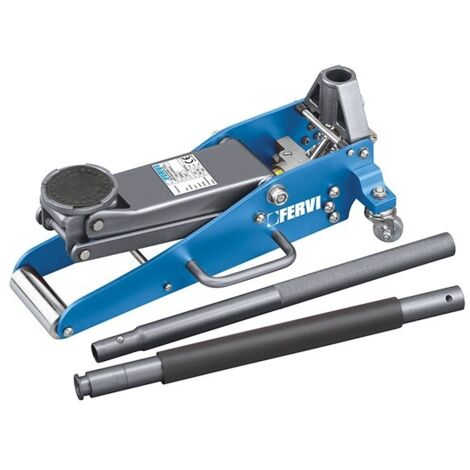 Fervi C039/15 Cric carrellato in acciaio ed alluminio 1,5 ton