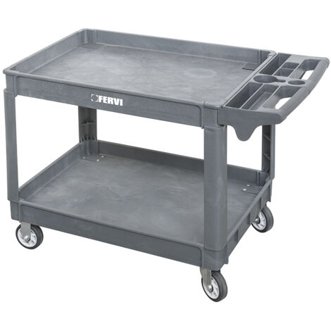 Fervi C075/2 Carrello in polipropilene a due vasche