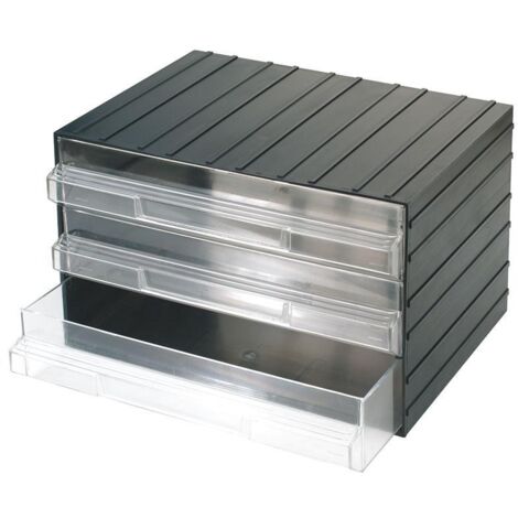 Fervi C080/3 Cassettiera con 3 cassetti trasparenti estraibili