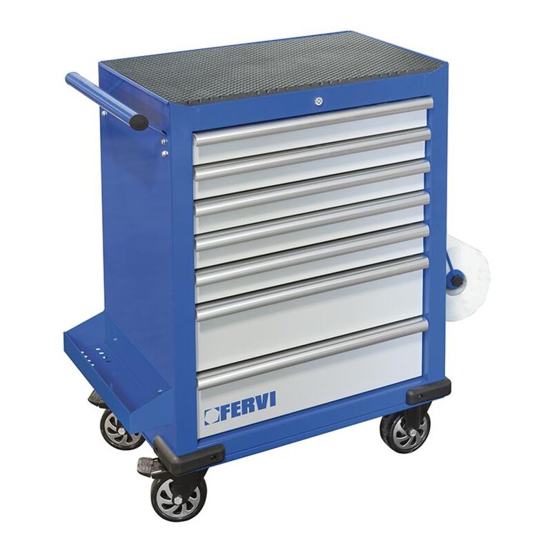 Fervi - Chariot a outils avec 7 tiroirs 7 Drawer Tool Trolley c960/f7