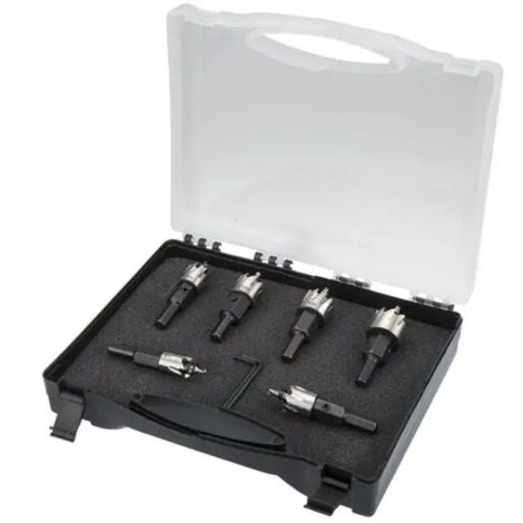 Fervi F015/006S Set di seghe a tazza HSS per metallo 6 Pz.