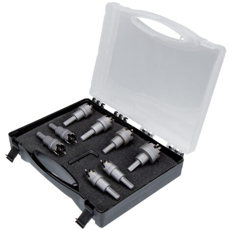 Fervi F019/008 Jeu de scies cloches pour métal 8 Pcs.