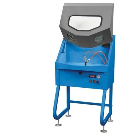 Fervi – Fontaine de nettoyage pour pièces mécaniques – Lavage à l'eau chaude jusqu'à 60°C – Pistolet pneumatique Venturium – SKU 305