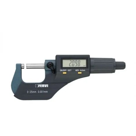 Fervi M021/00/25 Micrometro digitale elettronico 0 - 25 mm