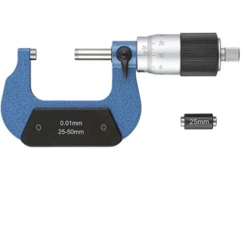 Fervi M022/25/50 Micrometro per esterni centesimale 25 - 50 mm