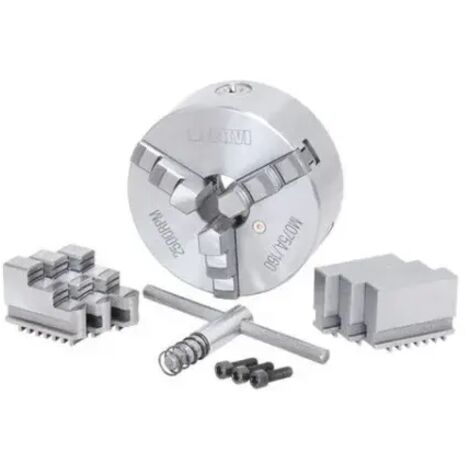 Fervi M075A/160 Mandrin de précision auto-centrant 3+3+3 mors pour tours