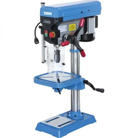 Fervi – Perceuse à colonne 750W vitesse variable – Vitesse de rotation 180-2770 tr/min – Course 85 mm – 242