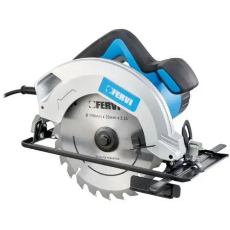 Fervi Sega Circolare Elettrica 190mm 1500W con Regolazione Profondità