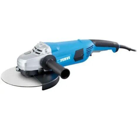 Fervi Smerigliatrice Angolare 230mm 2200W Blu con Accessori Inclusi