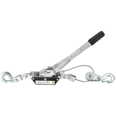 Fervi – Tendeur câble manuel double cliquet 800 kg – Câble ø 5 mm x 2 m – Installation simple sans outils – Compatible avec crochets et sangles