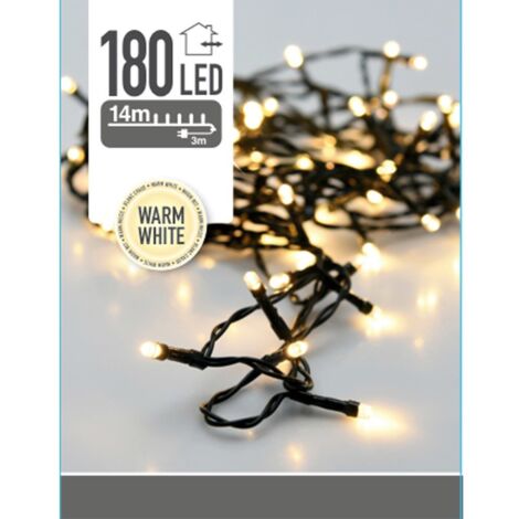 Feste Girlande 180 warmweiße LEDs 220 V IP44 16,5 m