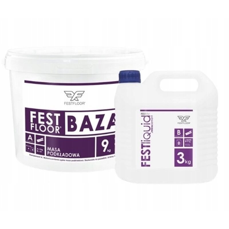 FESTFLOOR BAZA 9+3 kg - base en microciment - granulométrie L