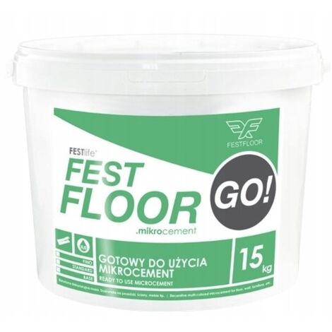 FESTFLOOR GO 15 kg - FF9002 Microcemento GRIS BLANCO