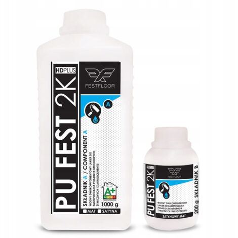 FESTFLOOR PU FEST 2K POLYURETHANLACK 1,2 KG SATINIERT
