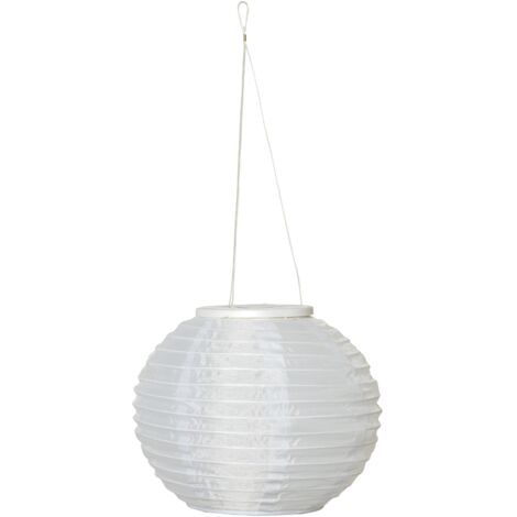 Festival de lanternes solaires Star Trading, blanc, 25x21cm