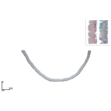 FESTONE ADDOBBO RAINBOW 8CM X 2MT 5PLY DISPLAY 2 ASSORTITI PREZZO CAD UNO