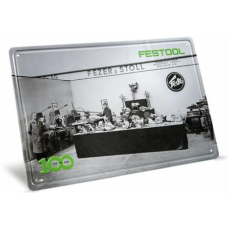 FESTOOL 100 Jahre Blechschild Retro Messestand MES-FT2 100Y - 578401