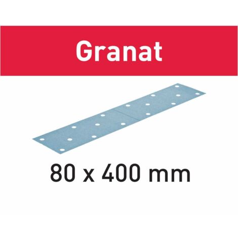 FESTOOL 497.158 ABRASIVE STF SHEETS (80X400) mm P60 50 PIECES