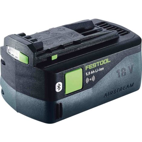 Festool 577660 18V 5.0Ah Lithium Battery BP18 5Ah AirStream Bluetooth Pack LED