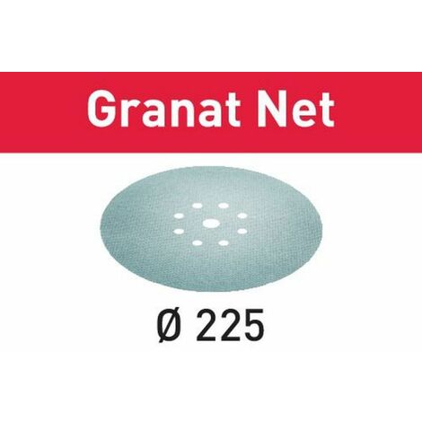 Abrasif maillé STF Ø225 mm Grain 240 GR NET/25 Granat Net (25 pcs) - FESTOOL 203318