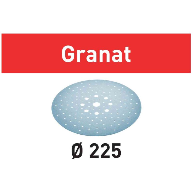 Abrasif FESTOOL STF D225/128 P240 GR Granat - 5 pi&egrave;ces - 205668