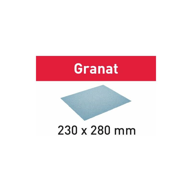 Image of Festool - 201259 Abrasivo manuale Granat 230x280 P100 GR/10