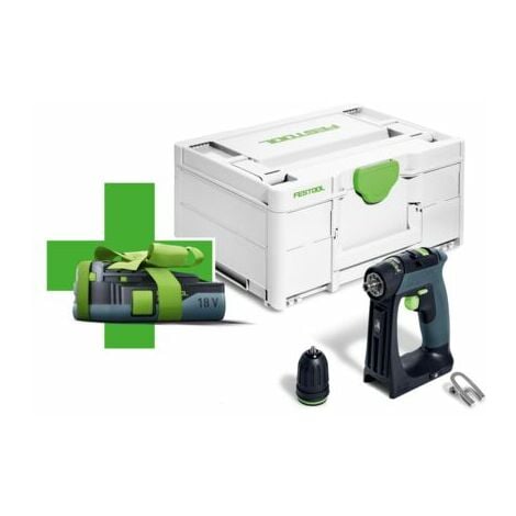 Festool Akku-Bohrschrauber CXS 18-Basic-3,0, 1x 3,0 Ah Akku im Systainer
