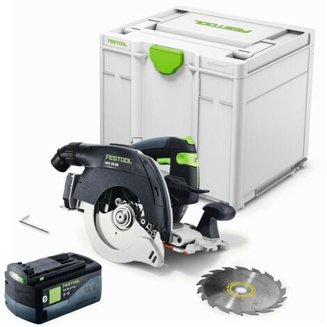 Festool HKC 55 EB-Basic Akku Handkreissäge 18 V 160 mm Brushless ( 576163 ) + Systainer - ohne Akku, ohne Ladegerät ( Nachfolger von 201358 )