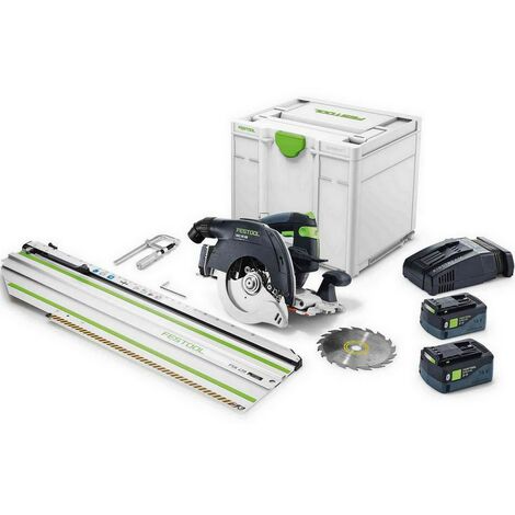 Festool Akku Handkreissäge + Kappschiene Säge HKC 55 5,0 EBI-Set-FSK 420 577675