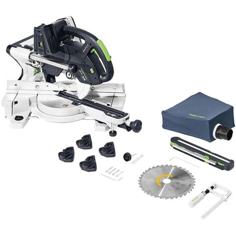 Festool KSC 60 EB-Basic KAPEX Akku Kapp Zugsäge 18 V / 36 V 216 mm ( 576847 ) Brushless Solo - ohne Akku, ohne Ladegerät