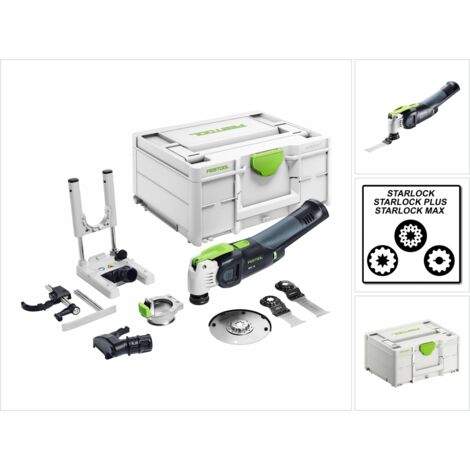 Festool Akku-Oszillierer OSC 18 E-Basic-Set VECTURO, ohne Akku und Ladegerät