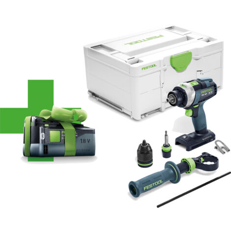 FESTOOL Akku-Schlagbohrschrauber TPC 18/4 I-Basic-5,0 QUADRIVE ohne Lader im Systainer