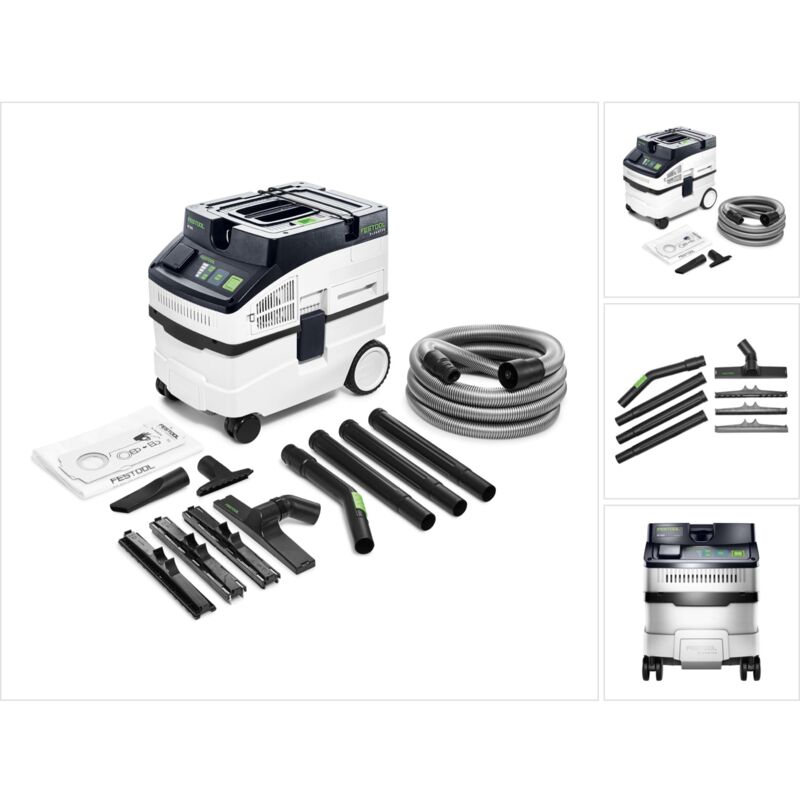 Festool - ct 15 E-Set cleantec Aspirateur mobile + kit de nettoyage ( 575988 )