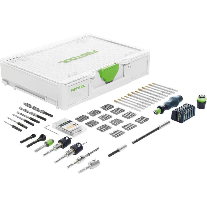 Festool - 576804 SYS3M89ORGCE-SORT Assembly Package Drill Screwdriver Bit Set 104pc