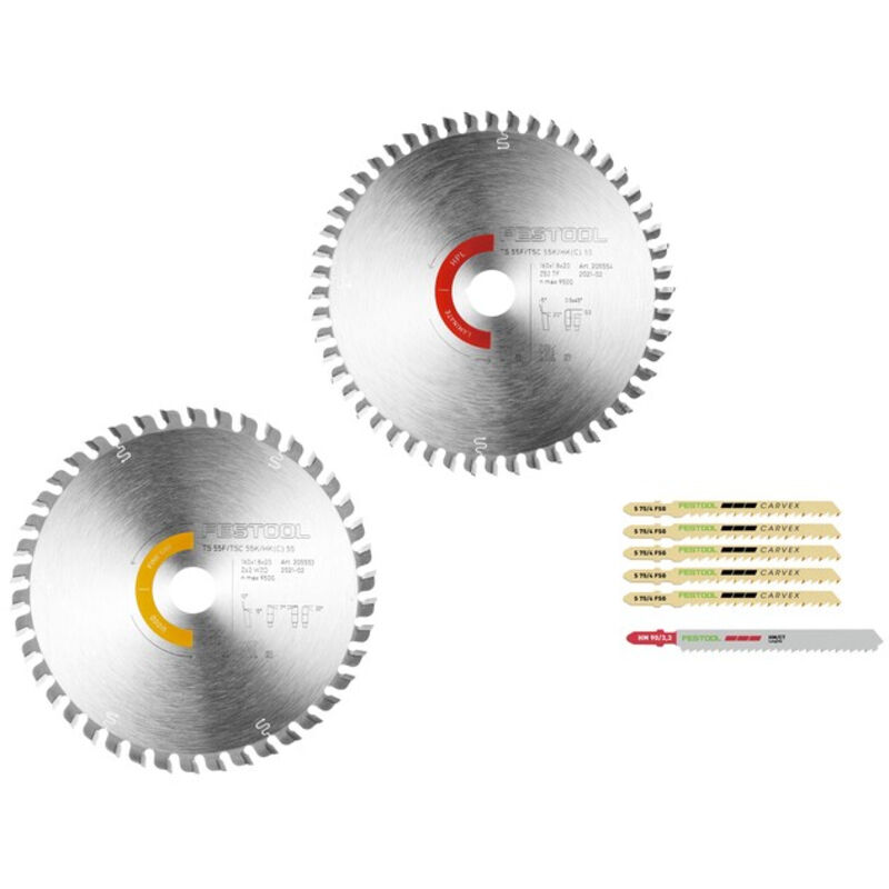 Festool - Assortiment de lames de scie KSB-SORT/2 w/l 160x1,8