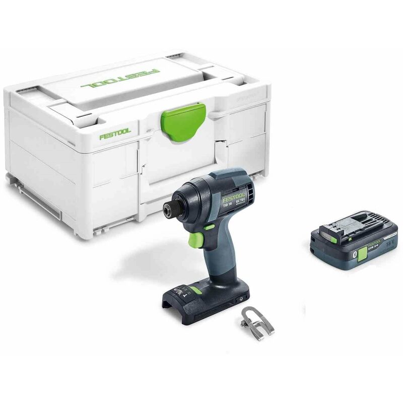 

Festool Atornillador de impacto a batería TID 18 Basic 4,0