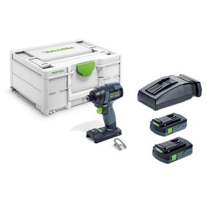 

Festool Atornillador de impacto a batería TID 18 C 3,1-Plus