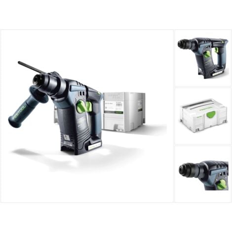 Festool BHC 18 Li-Basic Martillo perforador a batería en Systainer ( 574723 ) - Sin batería, sin cargador incluidos
