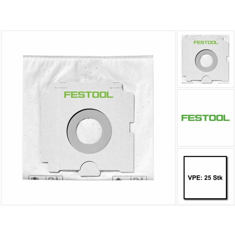 

Festool Bolsa filtrante SELFCLEAN SC FIS-CT 26/25 - 25 unidades ( 5x 496187 ) para CT 26