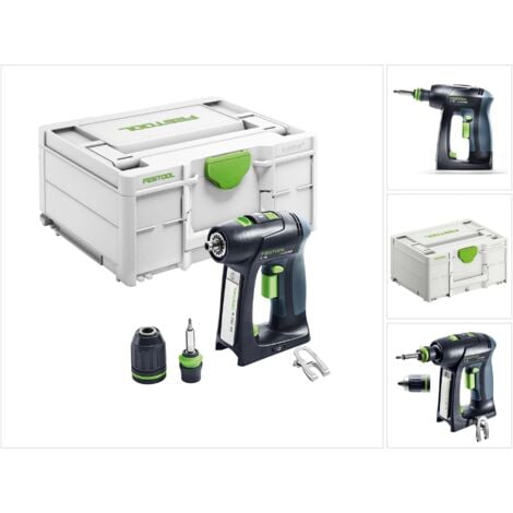 Festool C 18 Basic Akku Bohrschrauber 18 V 45 Nm Brushless Solo + systainer ( 576434 ) - ohne Akku, ohne Ladegerät ( Nachfolger von 574737 )