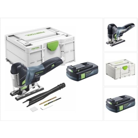 Festool CARVEX PSC 420-Basic Scie sauteuse pendulaire sans fil 18 V 120 mm Brushless + 1x batterie 3,0 Ah + Systainer - sans chargeur