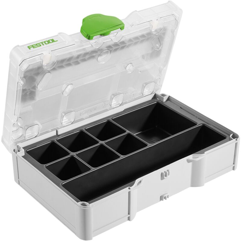 Festool - Systainer SYS3 s 76 tra uni Mallette à outils 265 x 171 x 76 mm ( 577819 ) pour petites pièces et accessoires