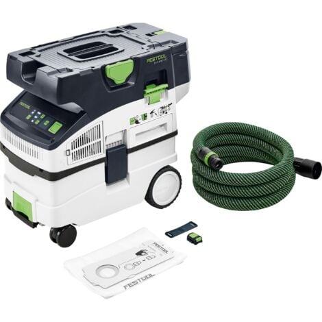 Festool CLEANTEC CTLC MIDI Twin 18v 36v I-Basic Cordless L-Class Dust Extractor