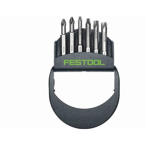Festool – Coffret à embouts Torx 50mm pour visseuse – 4 embouts Torx, 1 Pozidriv, 1 Phillips – Résistants aux chocs – 204385 - SORT5