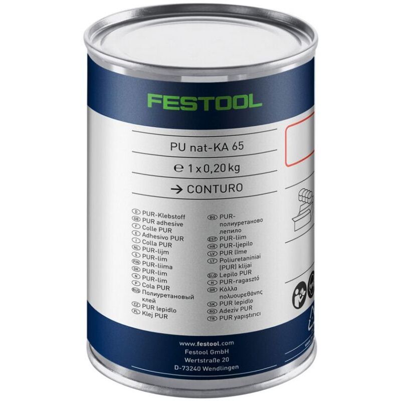 Festool Colle PU transparente PU NAT-KA 65/4
