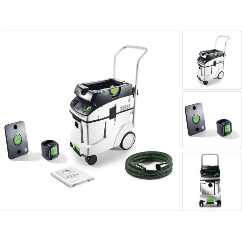 Ctl 48 e cleantec Aspirateur mobile 48l poussières de classe l ( 574975 ) + Module Bluetooth - Festool