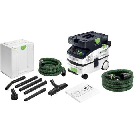 Festool CTL MINI I CLEANTEC Absaugmobil 1200 Watt 10 l Staubklasse L ( 578311 ) + 8 tlg. Handwerker Reinigungsset ( 577258 )