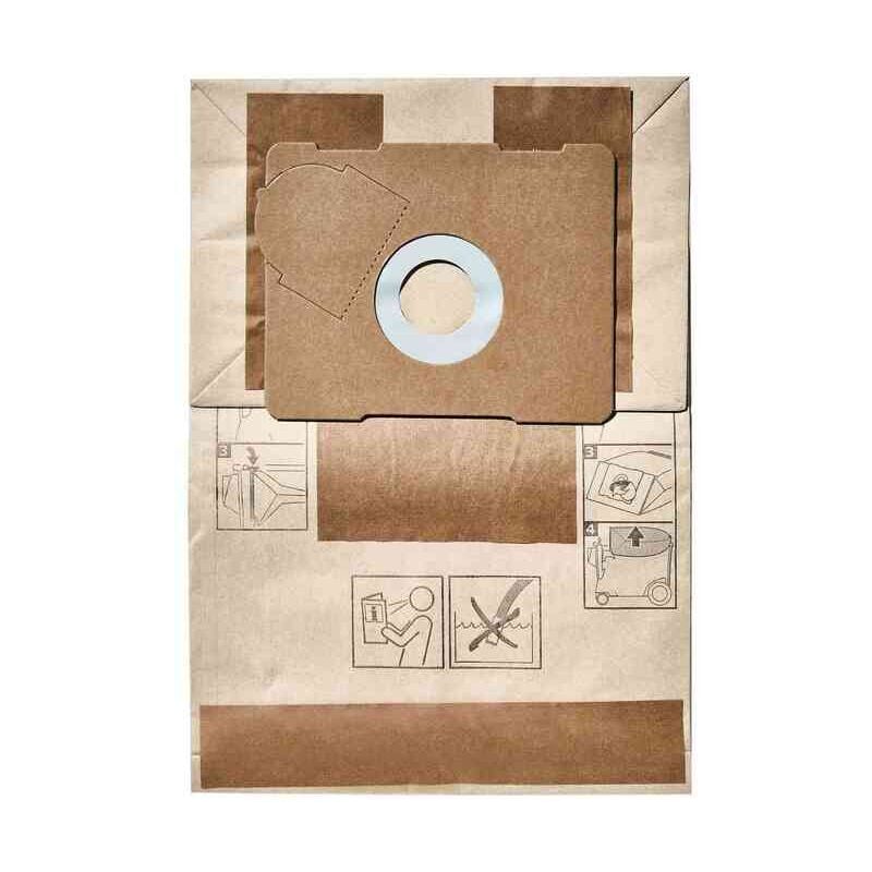 769136 Filter Bag fis-ct 17/5 for ct 17 e, vcp 170E, vcp 171 e-l - Pack of 5 - Festool