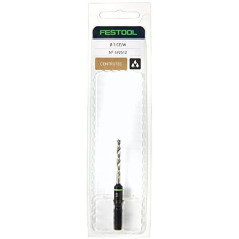 Festool D CE/W - Punta spiralata per trapano, per legno, disponibile in diverse misure 0.02503 mm