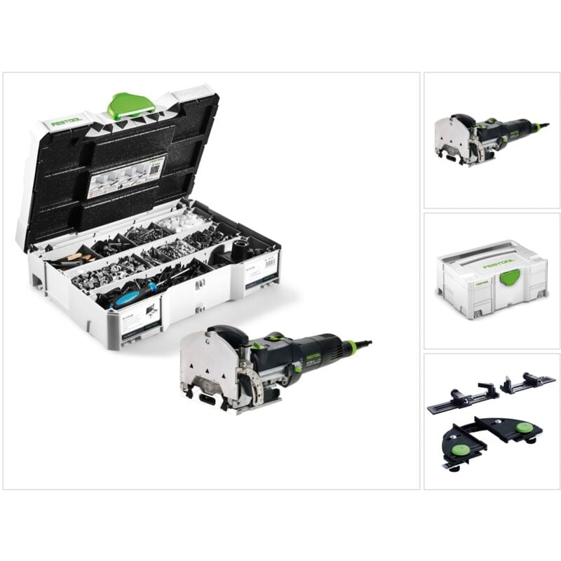 Df 500 Q-Plus Fraiseuse à cheville Domino 420W 28mm dans Systainer ( 494847 ) + accessoires - Festool